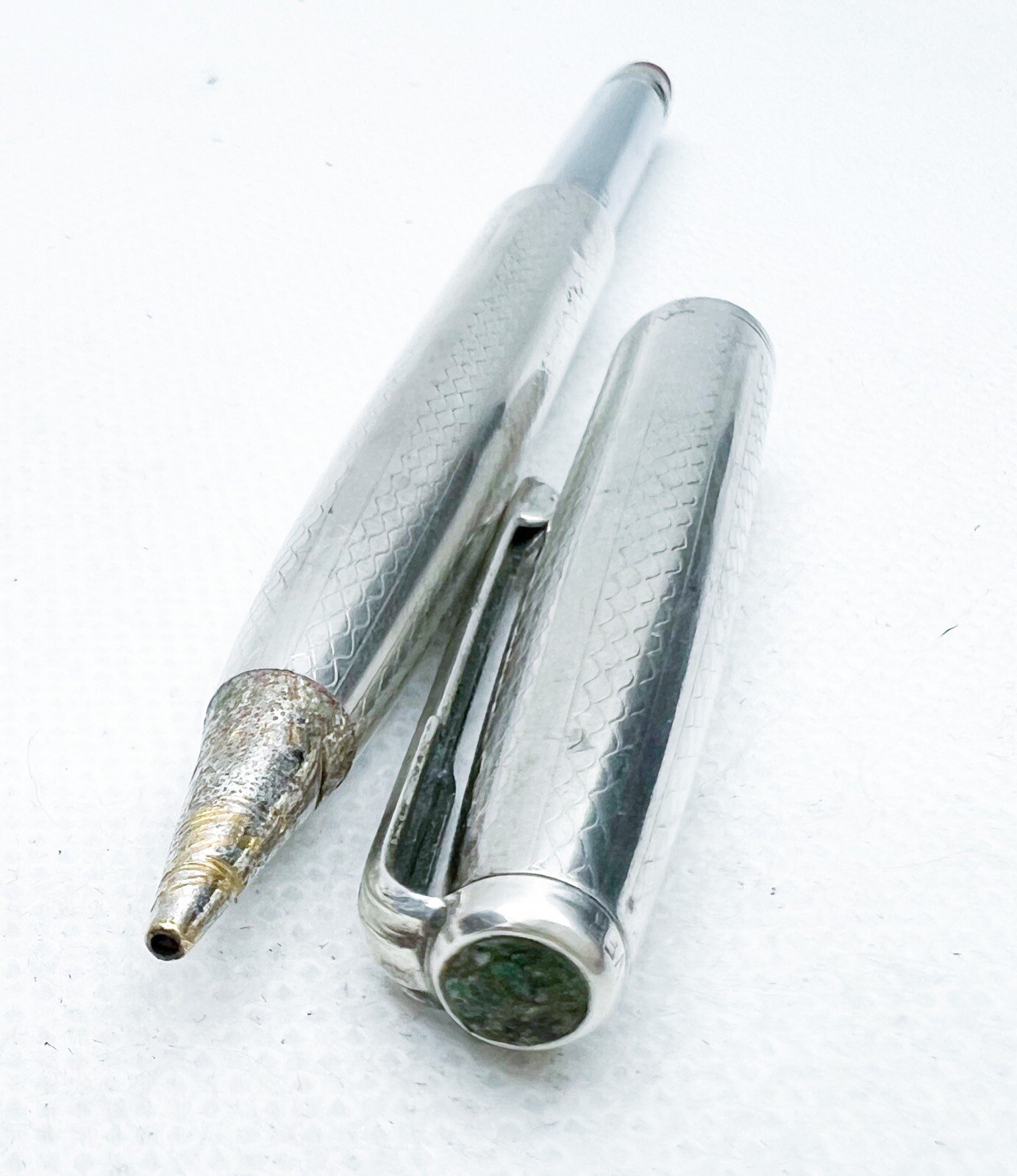 Newman Sterling Silver Mechanical Pencil two colors continues twist 0.9mm