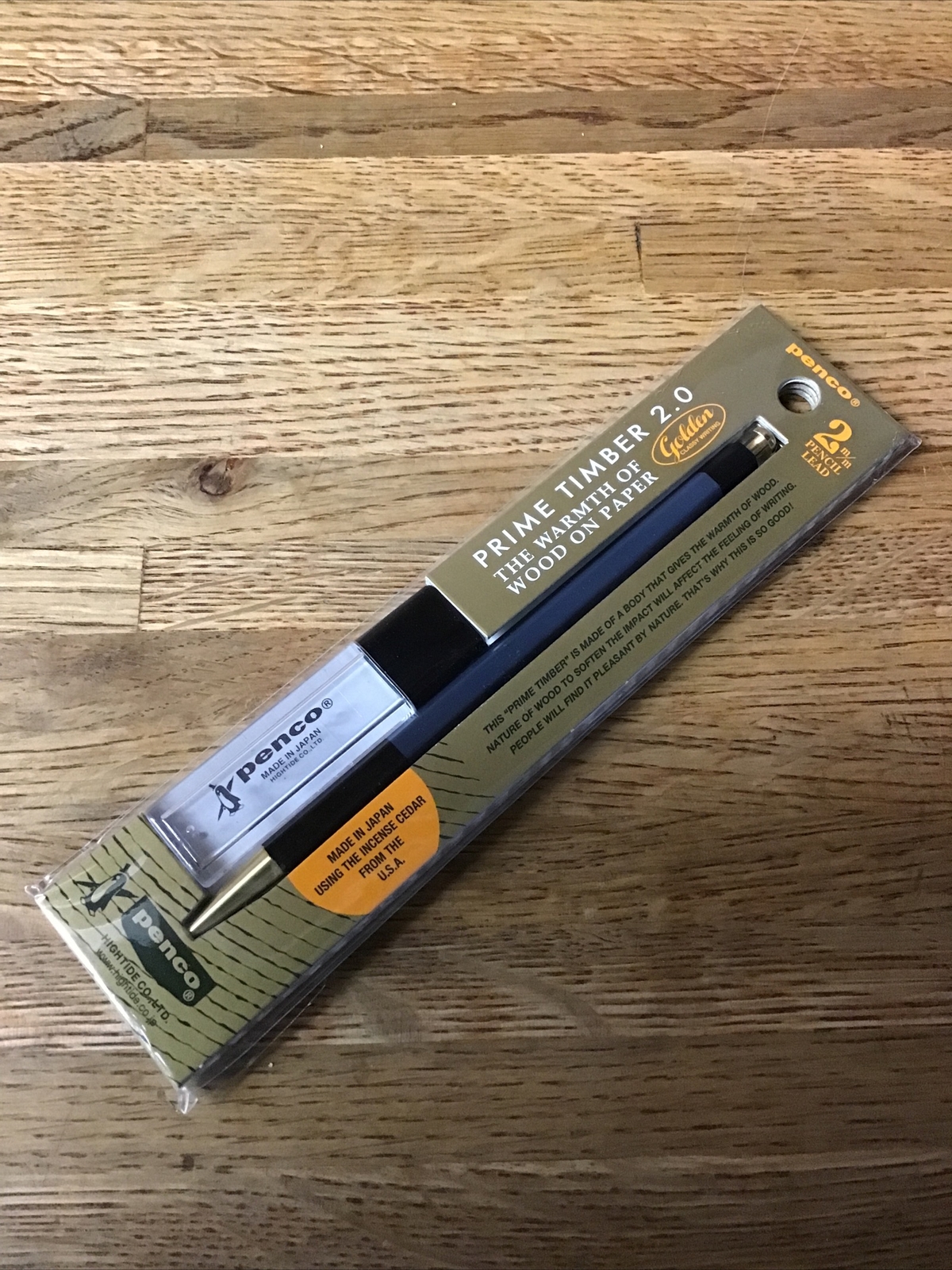 PENCO Prime Timber Brass [gray/black] 2mm wick holder And Sharpener