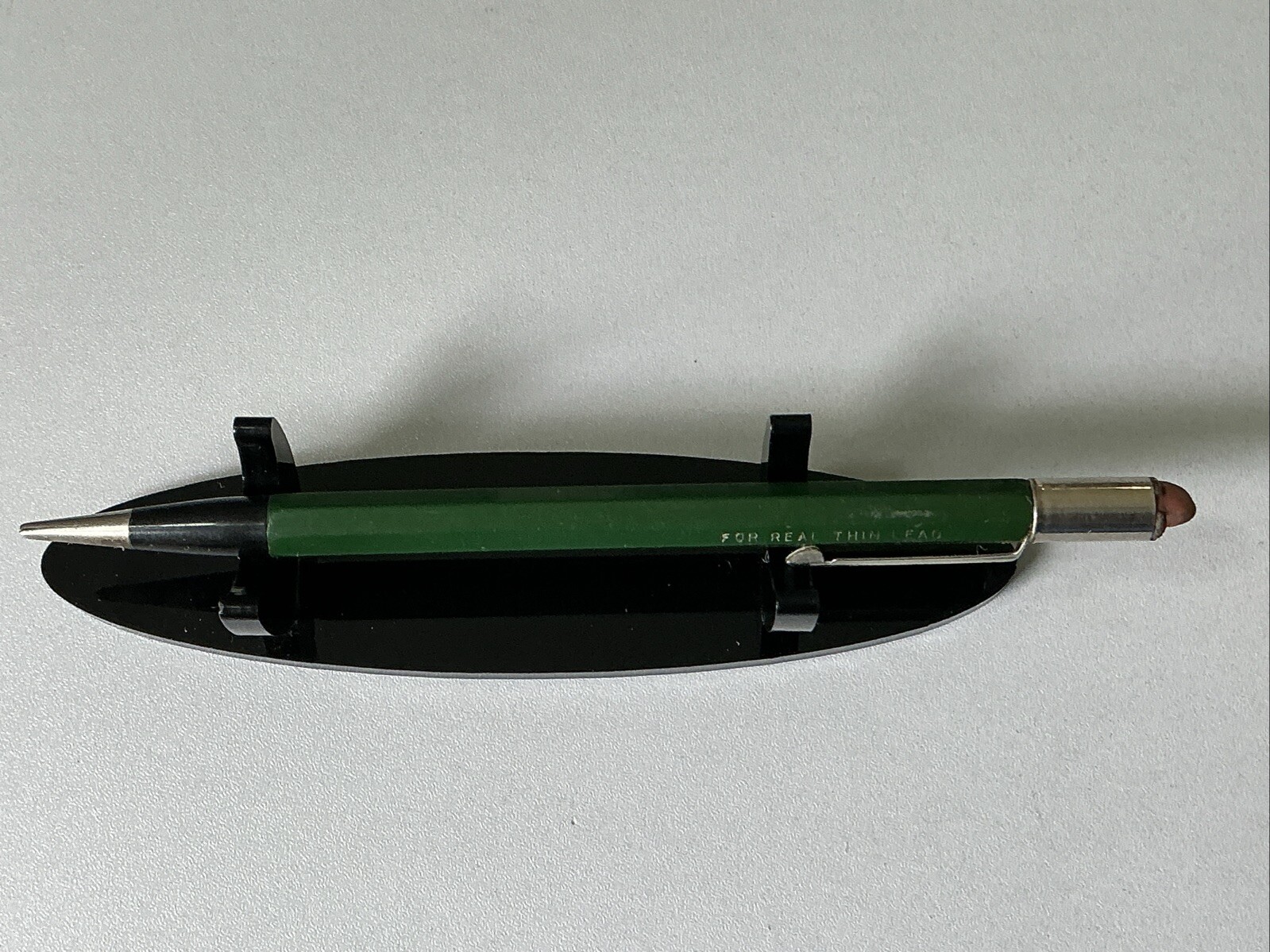 Vintage Autopoint Mechanical Pencil – Forest Green Black And Chrome A317