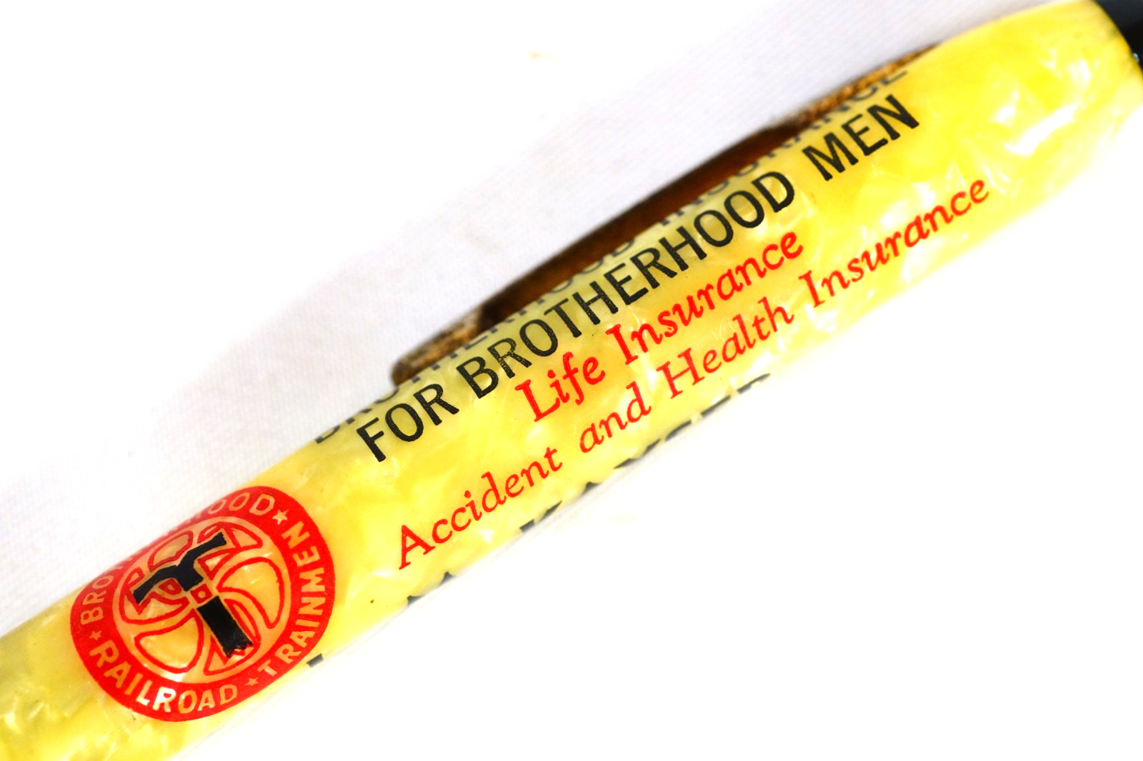 Brotherhood Railroad Trainmen Insurance Galesburg Ill Advertising Lead Pencil