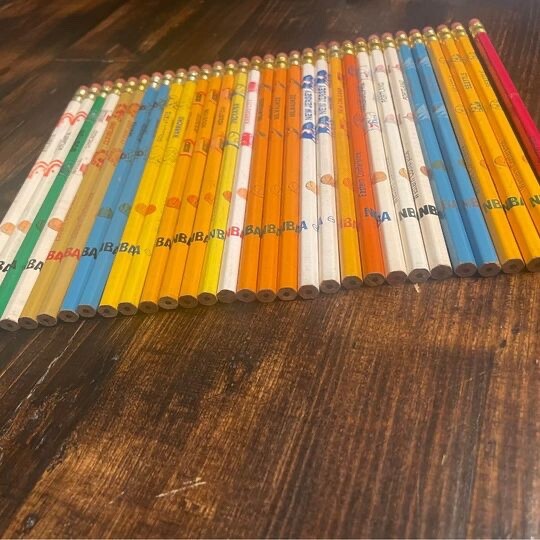 1970s Vintage NBA #2 pencils Unsharpened