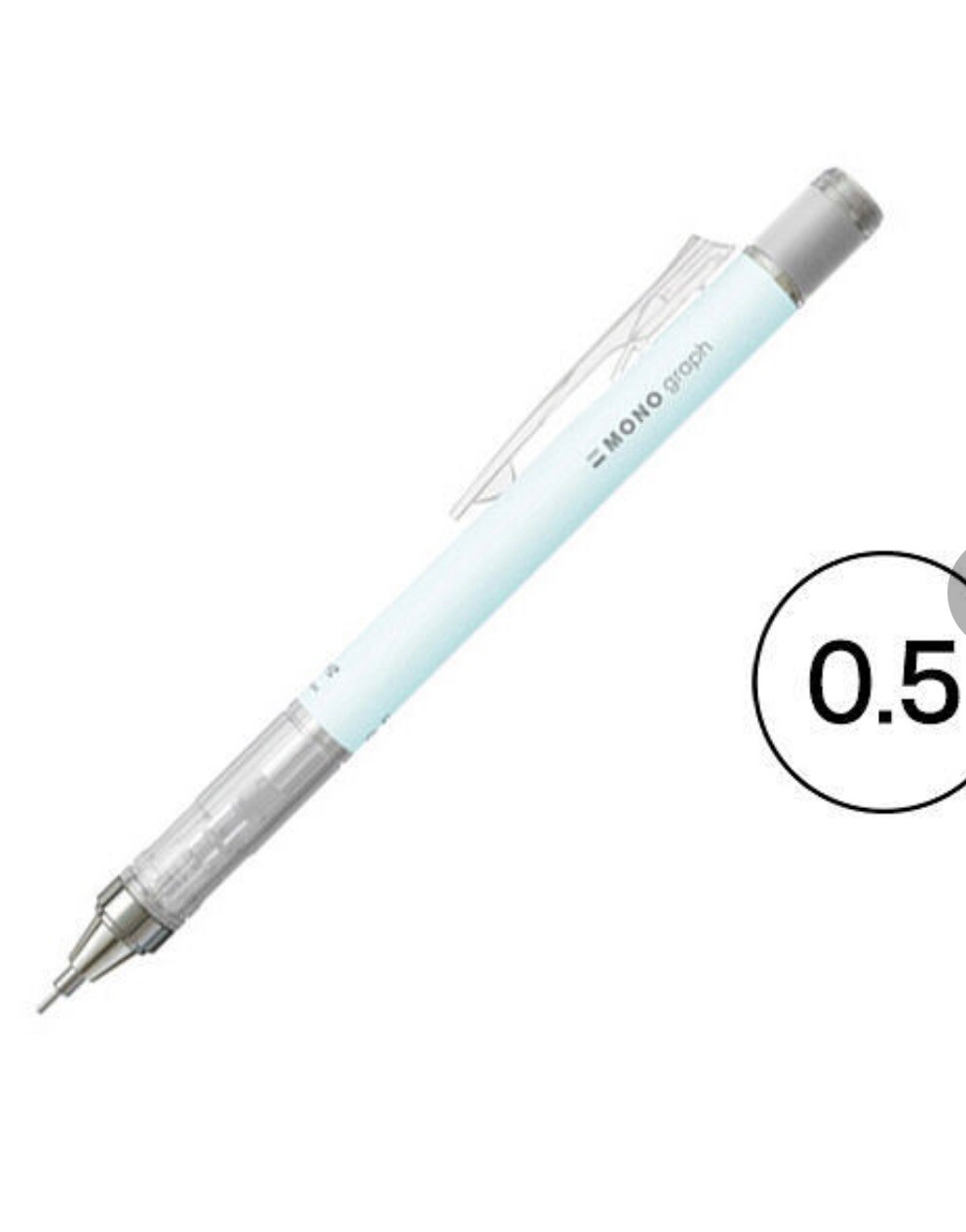 Lots Of Three Tombow mechanical pencils Pastel MONO Graph 0.5mm + Free Erasers
