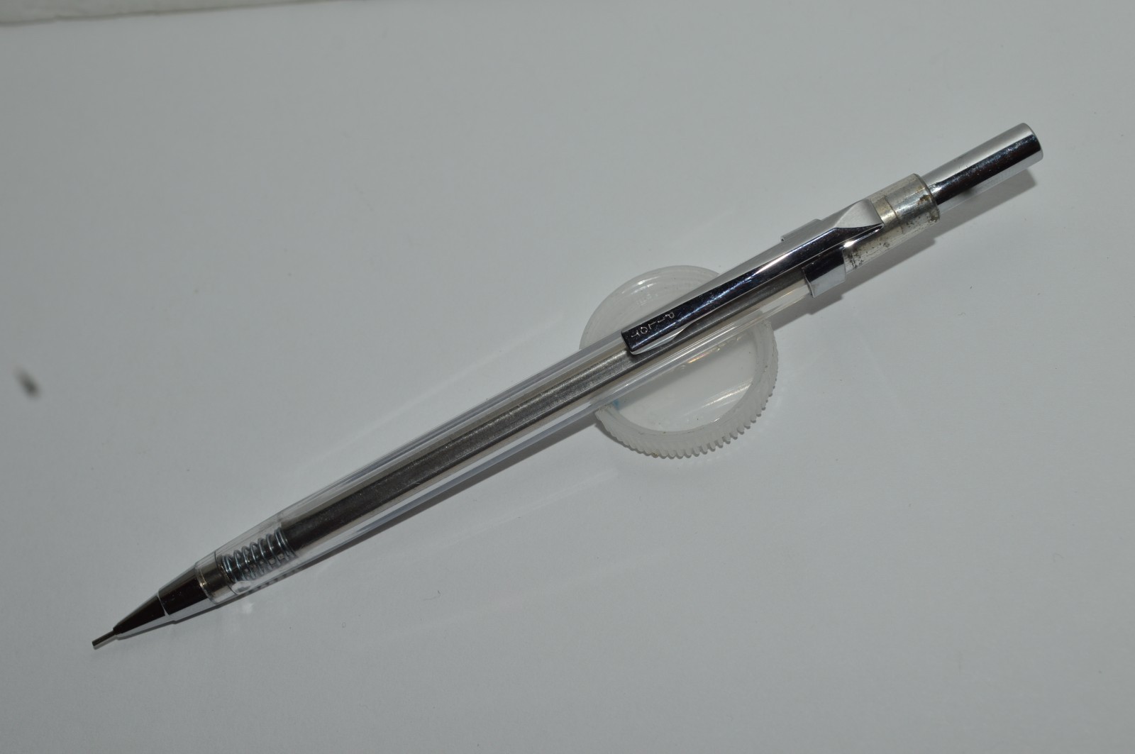 PILOT Automatic Pencil 0.5mm Transparent Body Made In Japan Rare HTF