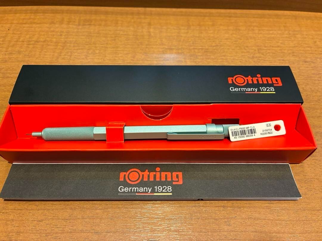 Rotring 600 Loft Limited Color Yellow & MINT Mechanical Pencil 0.5 mm With Box