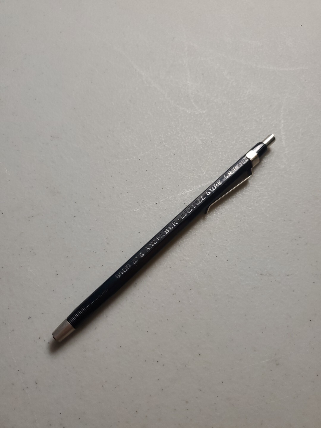 Vintage A.W Faber Castell Sure-Grip 6400 Pencil Black Drafting Lead Holder