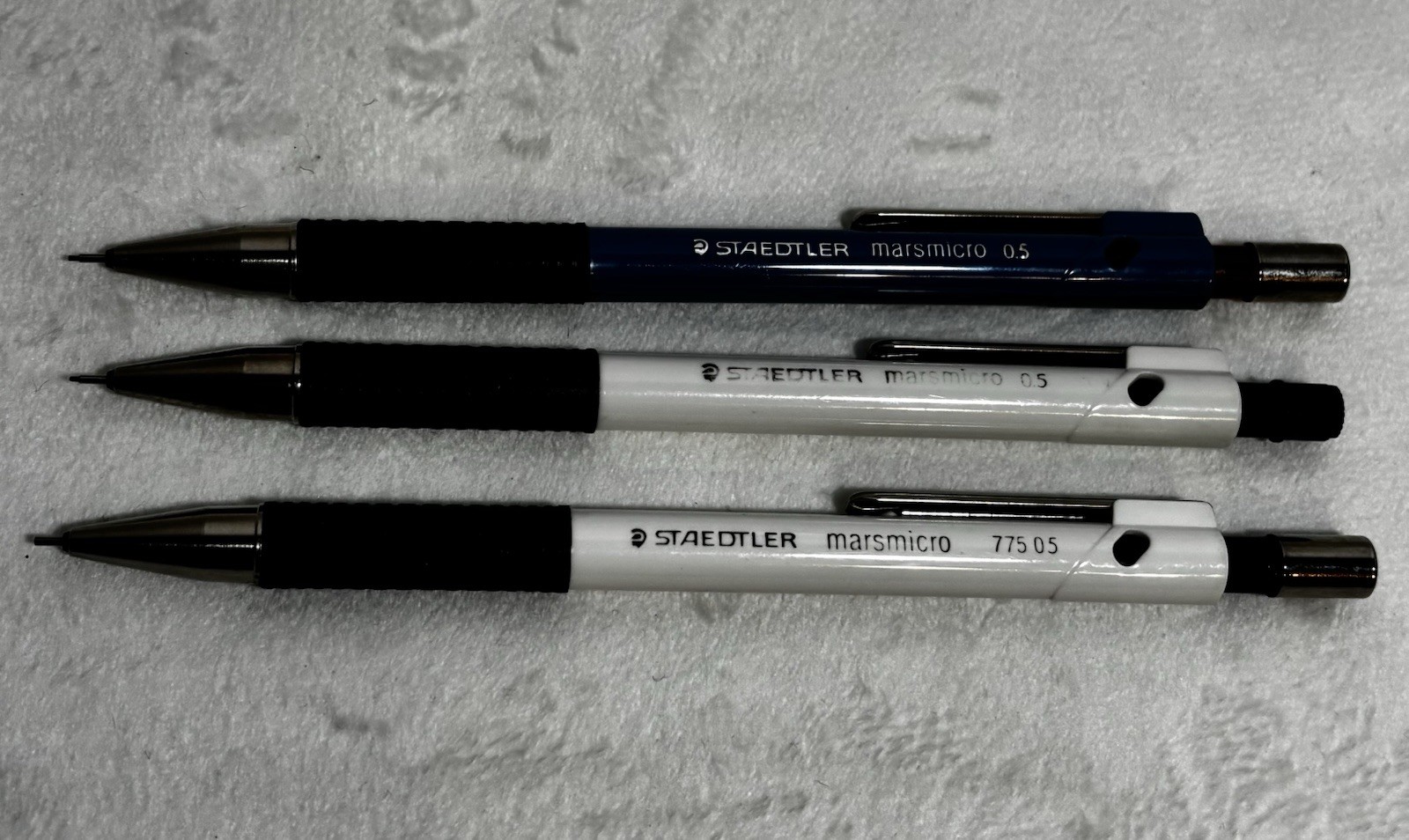 Lot of 3 Vintage Staedtler Mars Micro 775 Mechanical Pencils 0.5mm – Germany