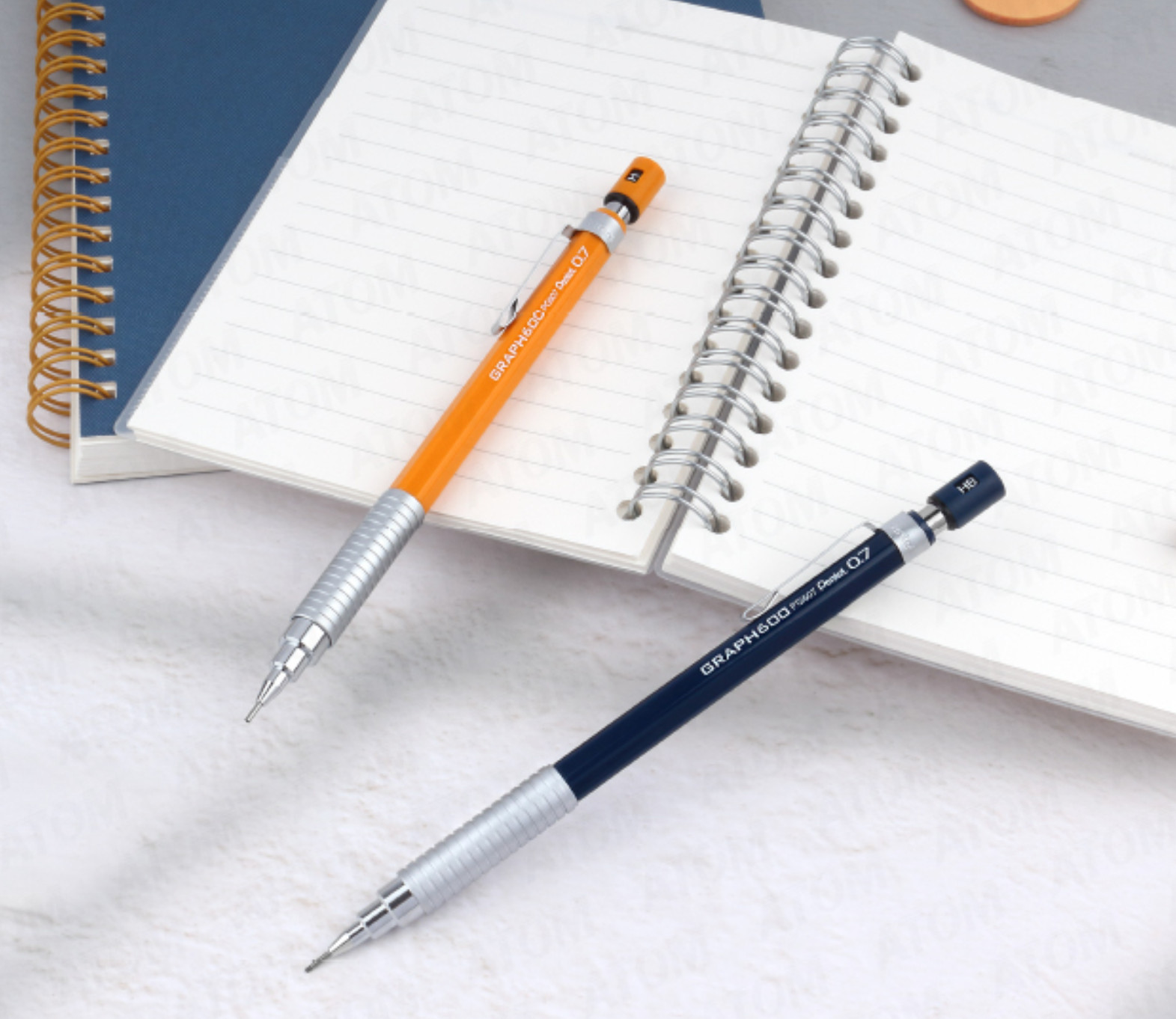 Pentel Graph 600 Drafting Knock Type Mechanical Pencil 0.7mm – PG 607 ( Navy )