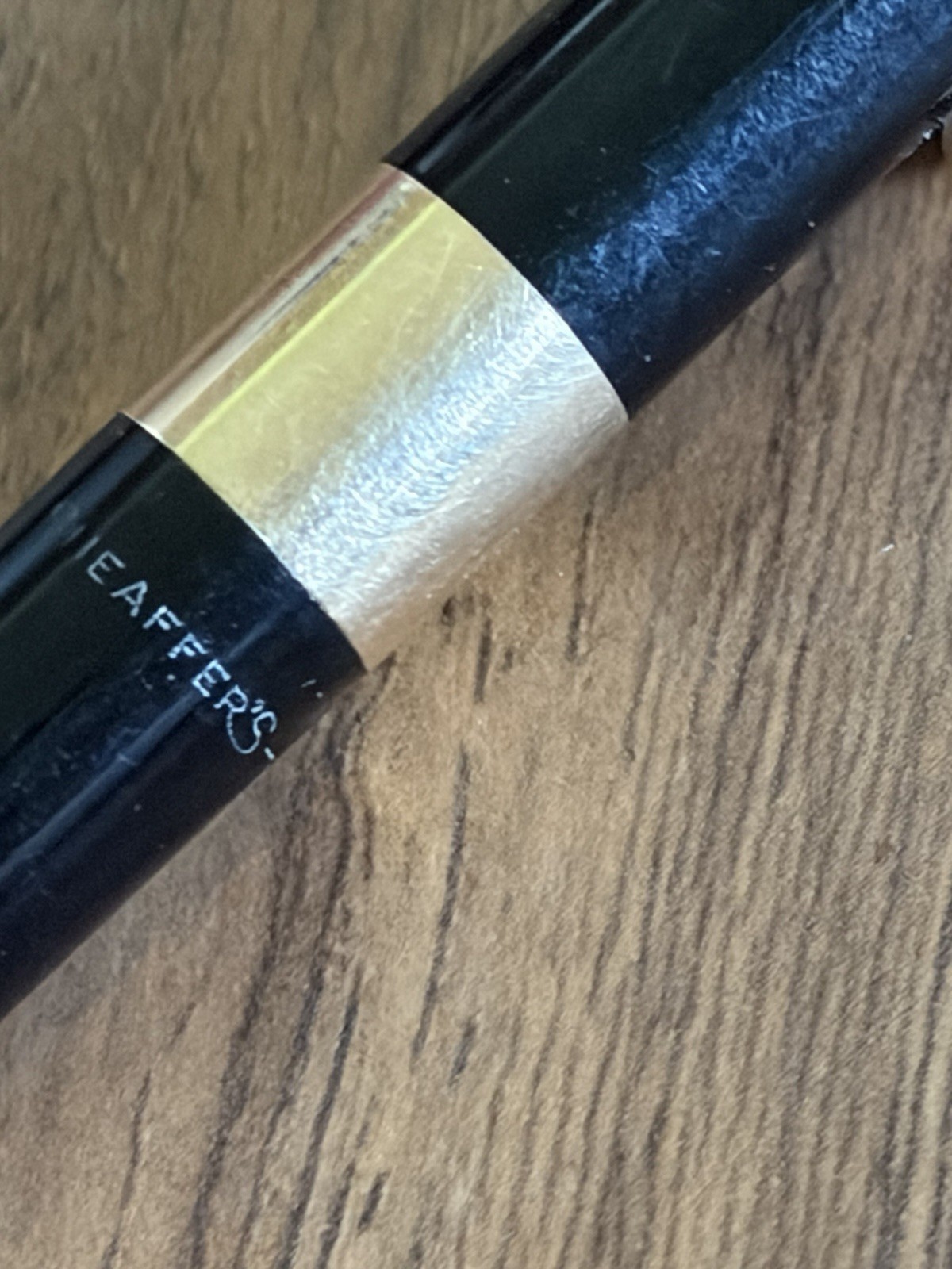 Vintage white dot Sheaffer Mechanical Pencil, Black w/ Gold Trim – Functional