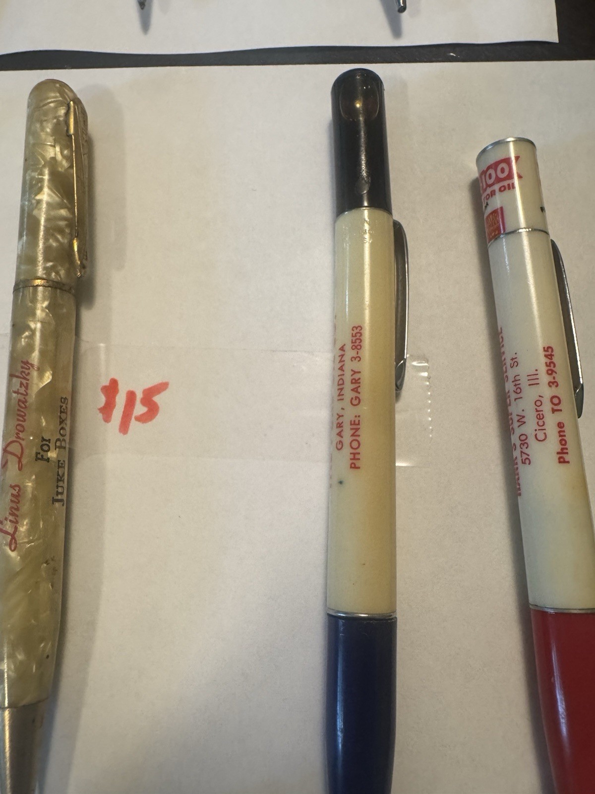 Lot of 27 Vintage Mechanical Pencils – Advertising, Sheaffers, Ritepoint, Etc