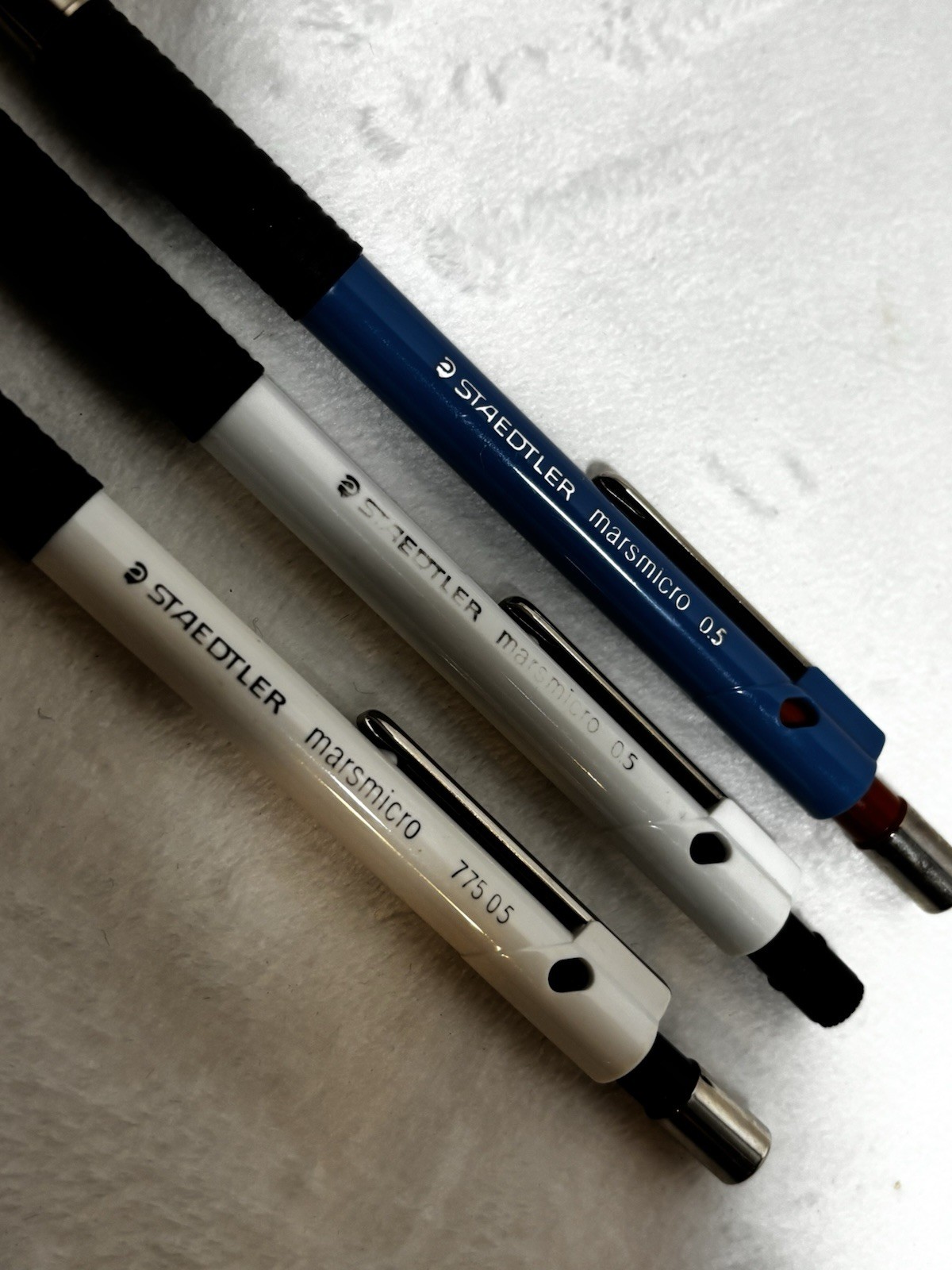 Lot of 3 Vintage Staedtler Mars Micro 775 Mechanical Pencils 0.5mm – Germany
