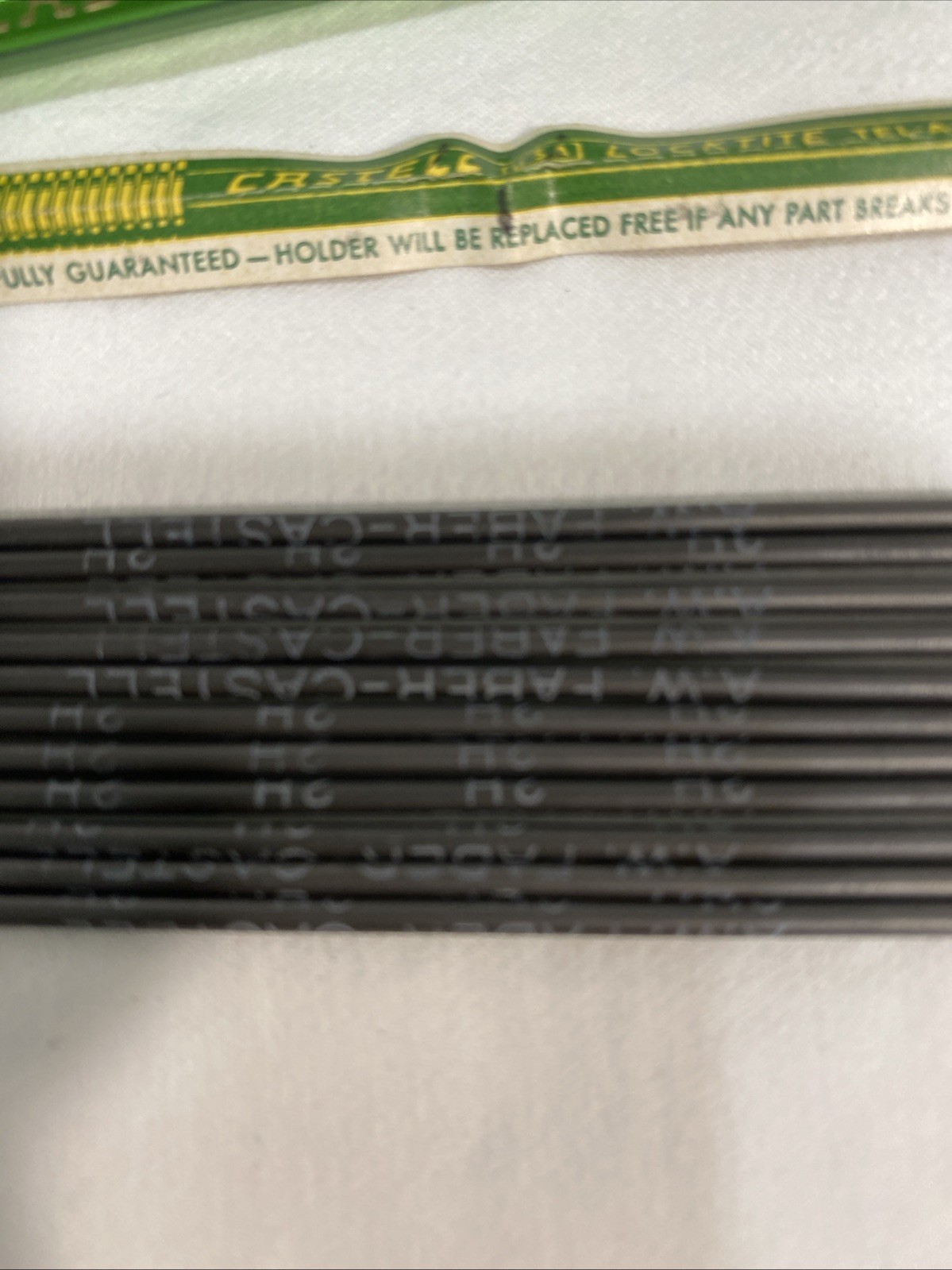 A.W. Faber Castell Drawing #9030 Refill Lead Germany 2H- 10 whole+ partial leads