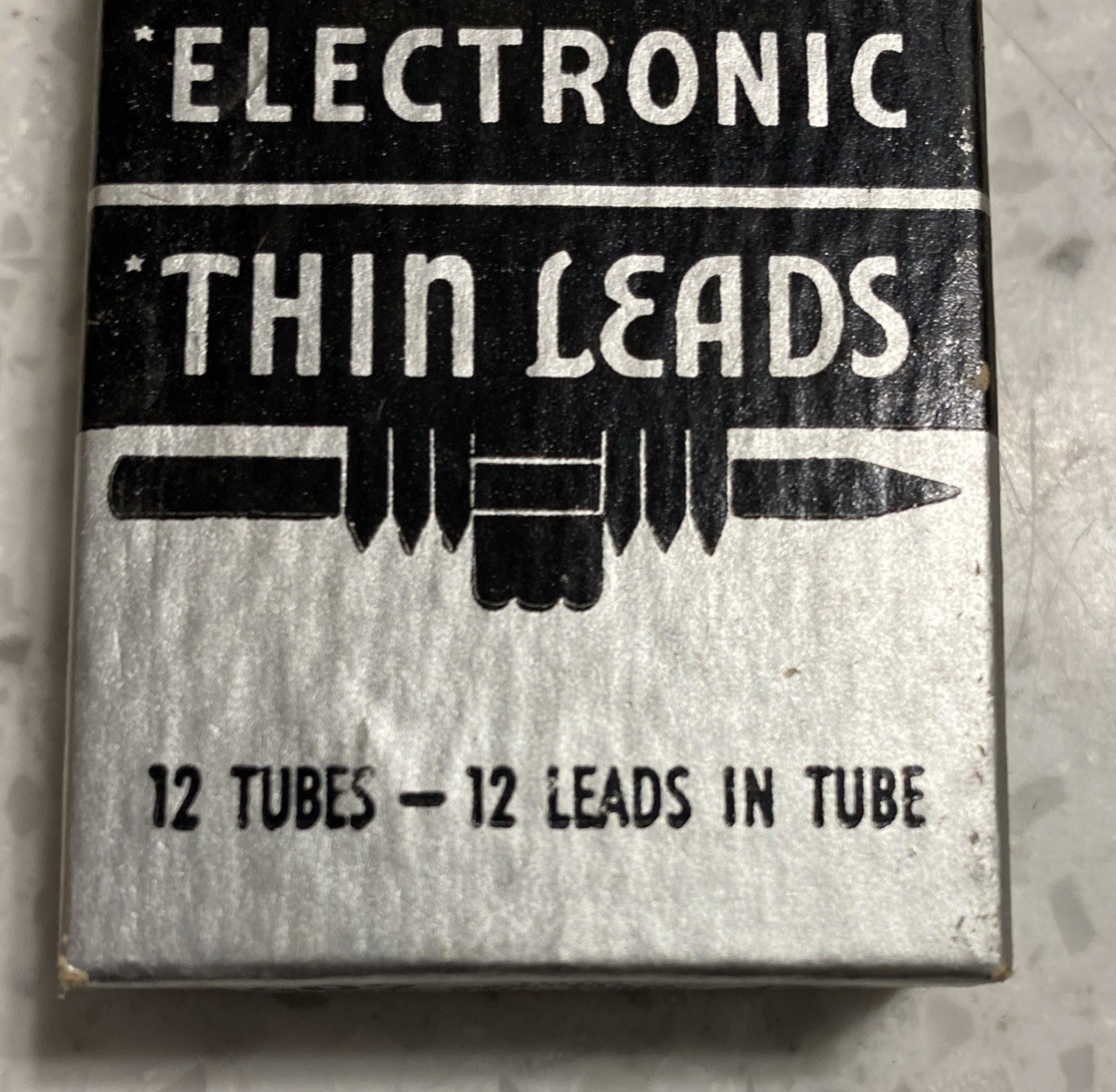 NOS Eagle Electronic Thin Pencil Leads 12 Tubes/12 Leads #3602 4H .036 Diameter
