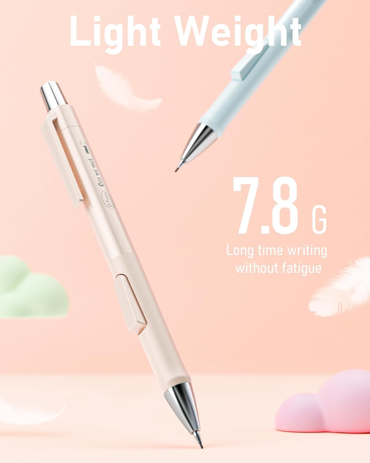 Lapices Mecanicos Pastel 4pcs 0.5mm Set 100 Minas Escritura Dibujo