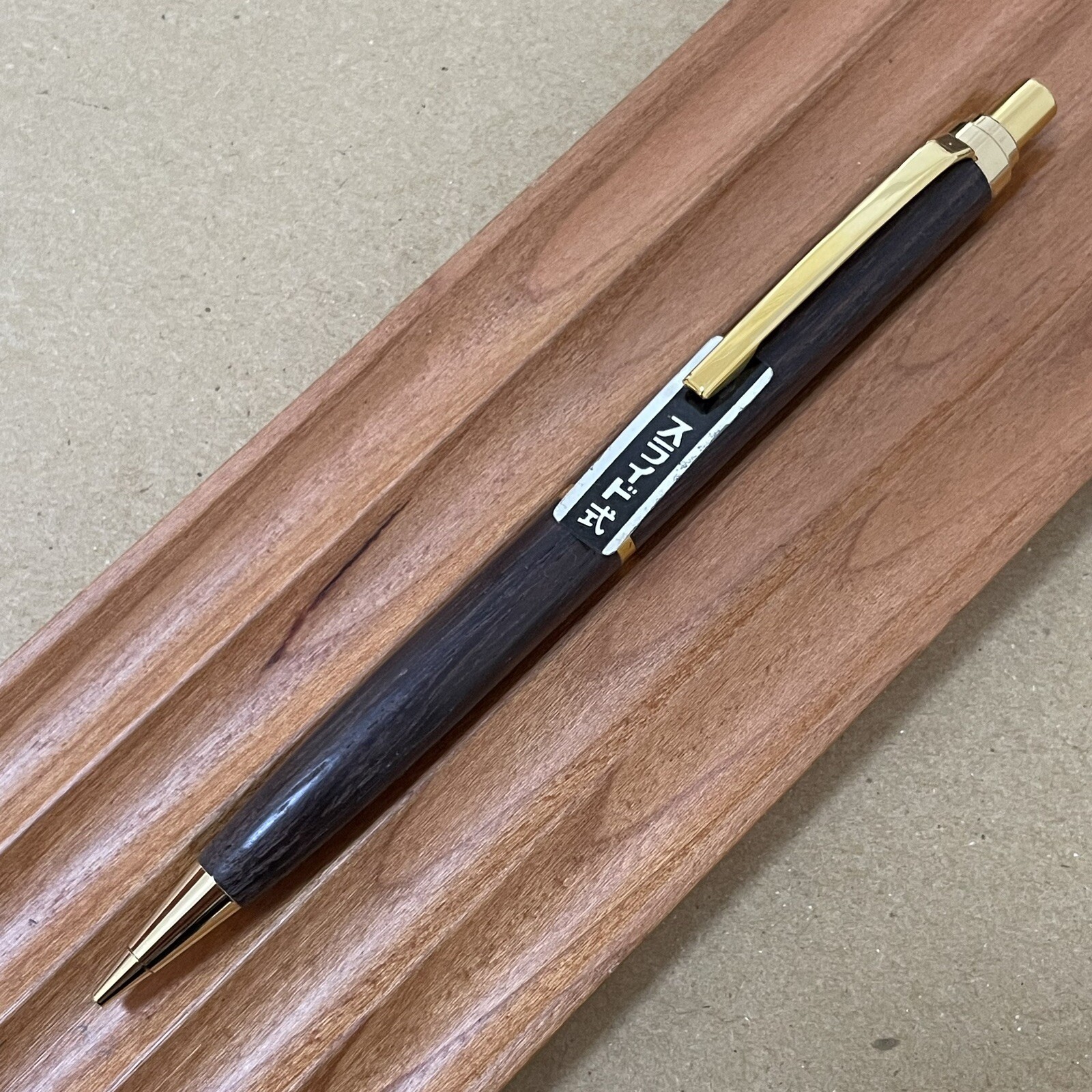 Sakura Mechanical Pencil Slide Sharp 0.5 mm Wood Barrel Made in Japan