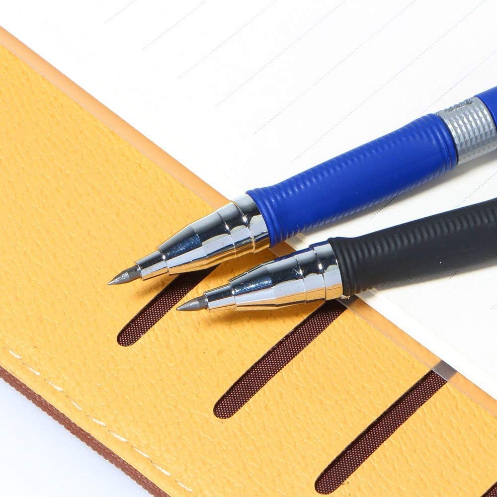 MyLifeUNIT 2.0mm Mechanical Pencil, 2mm Lead Pencil for 2mm, Blue & Black