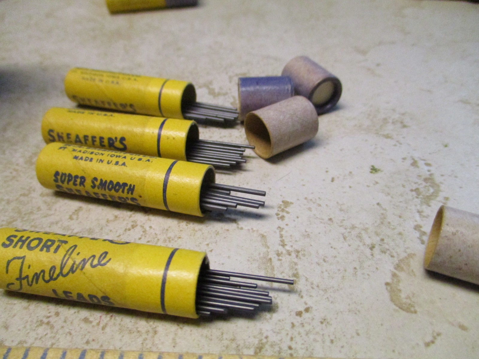 VTG Lot Sheaffers Super Smooth FIne line Leads 15c HB Lof of 4 2B 15C L17