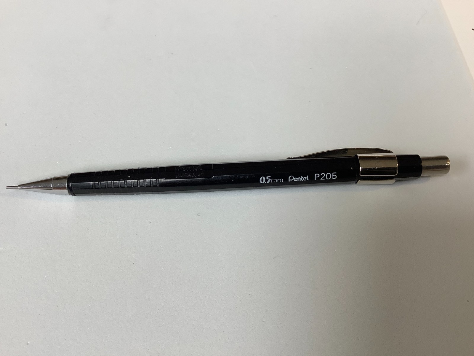 Pentel P205 Mechanical Pencil 0.5mm Black Japan Drafting Technical Writing