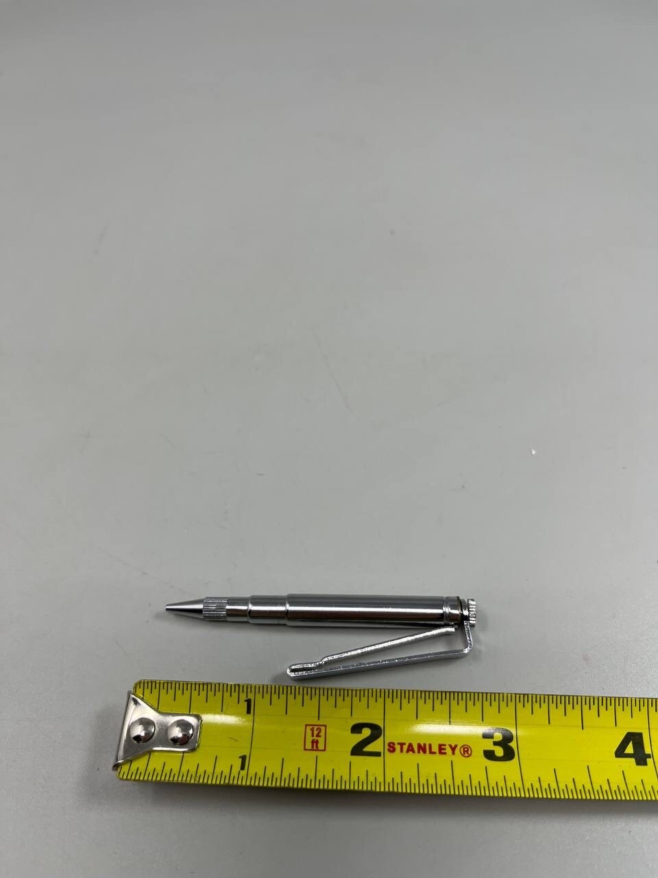 Vintage Silvertone Mini Tie Clip Pocket Clip Retractable Pencil