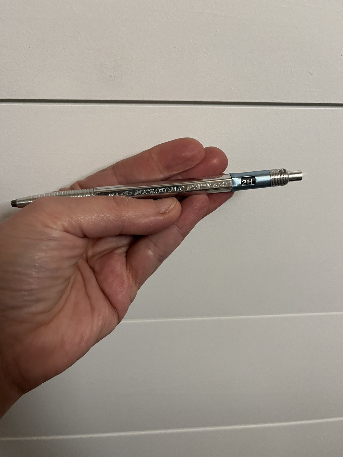 Vintage Eberhard Faber Microtomic 614 Mechanical Pencil Aluminum USA Rare 70’s