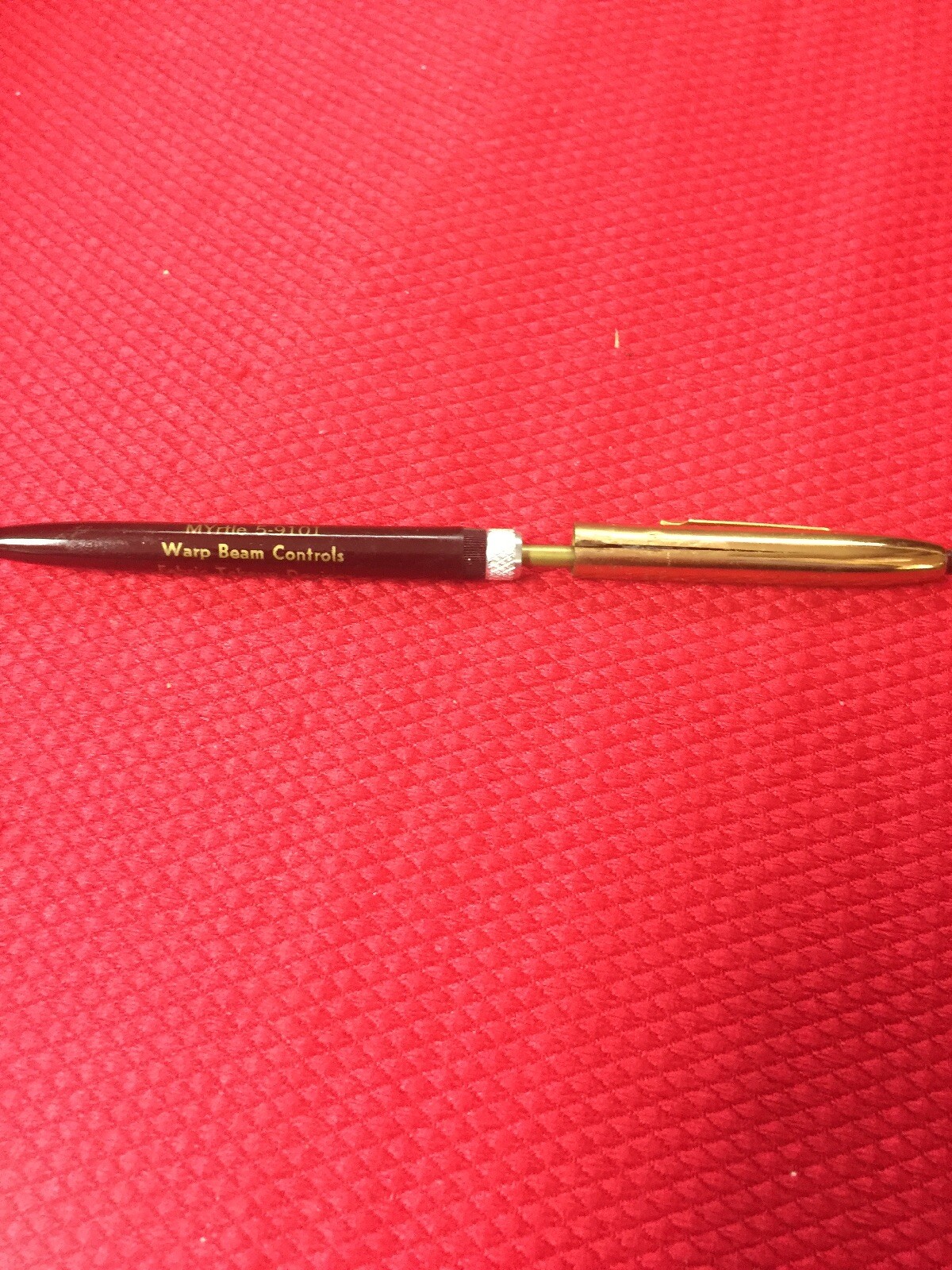 Vintage Vernon Mechanical Pencil Geo E Clentimack Co In Attleboro Mass Fabric