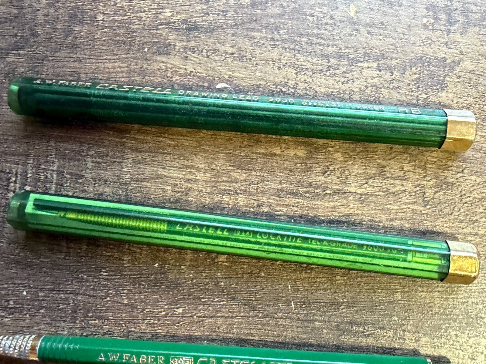 5 – AW faber Castell Lead Holder Pencils 9400 & 1 – Dietzgen 3162 w/Extra Lead