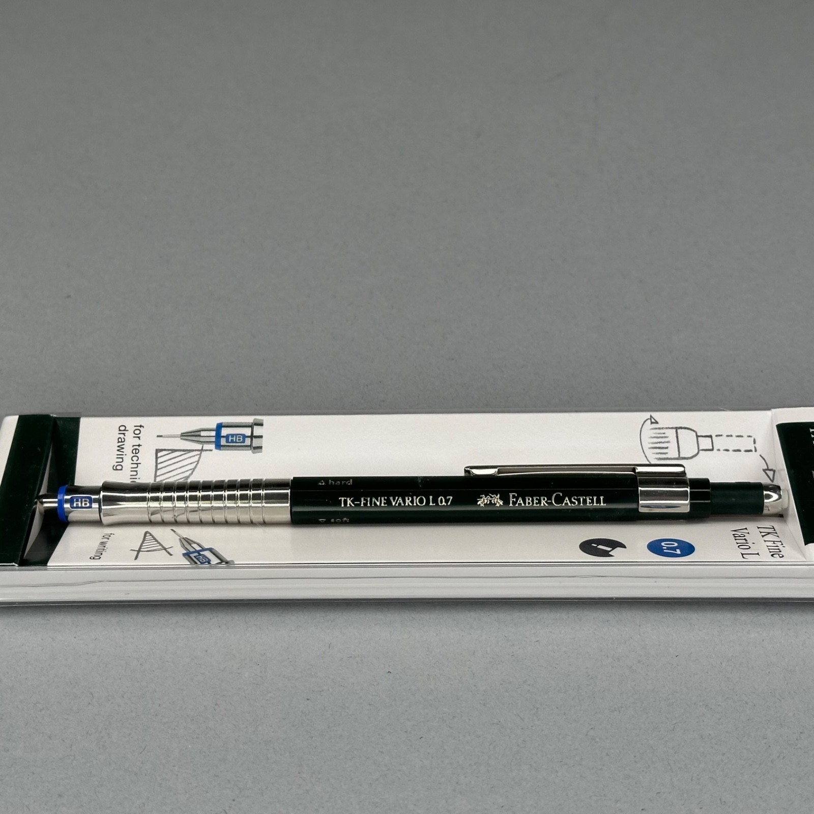 Faber-Castell TK Fine Vario L Mechanical Pencil HB 0.7 mm Lead Black 135700 🇺🇸