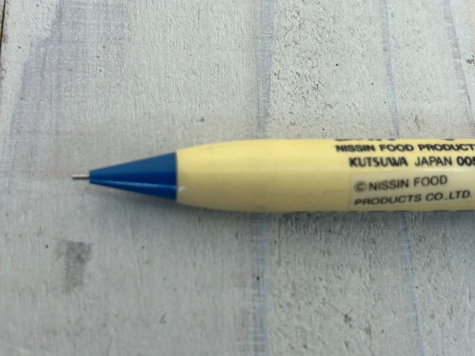 Nissin Demae Itcho Demae Boy Kutsuwa Mechanical Pencils 2pcs Vintage Japan 1970s