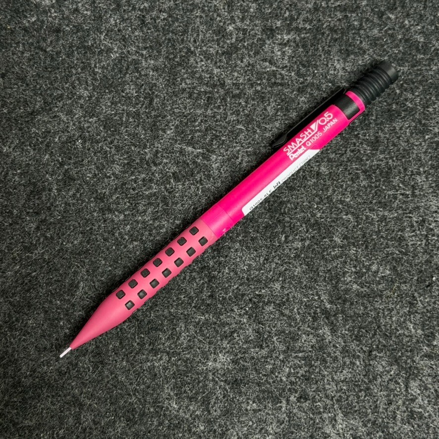 Pentel Smash Loft Limited Pink Black 0.5mm Q1005-8LF Japan New