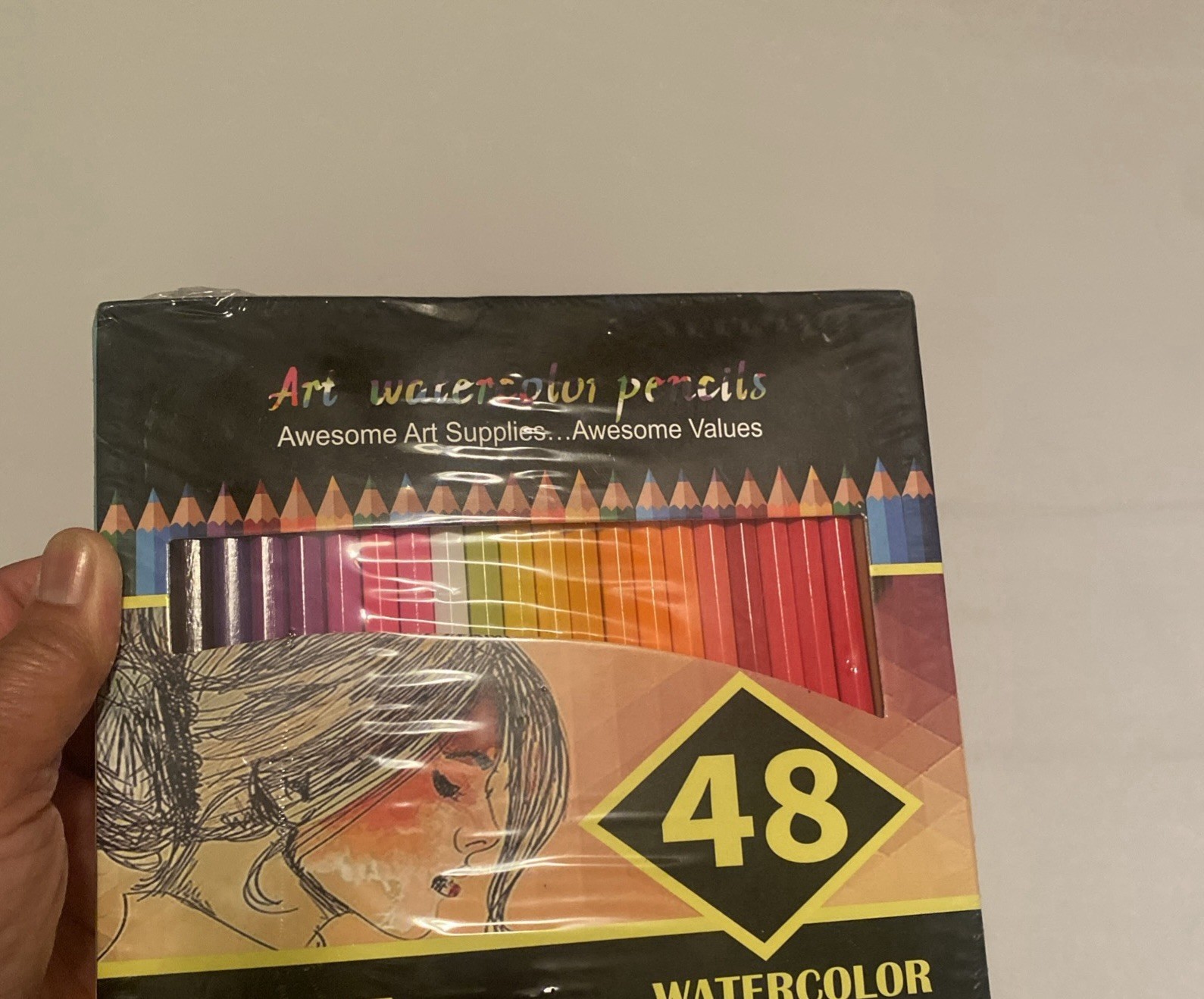 Art Magic Watercolor Pencils, Set of 48 ( only )Professional Assorted