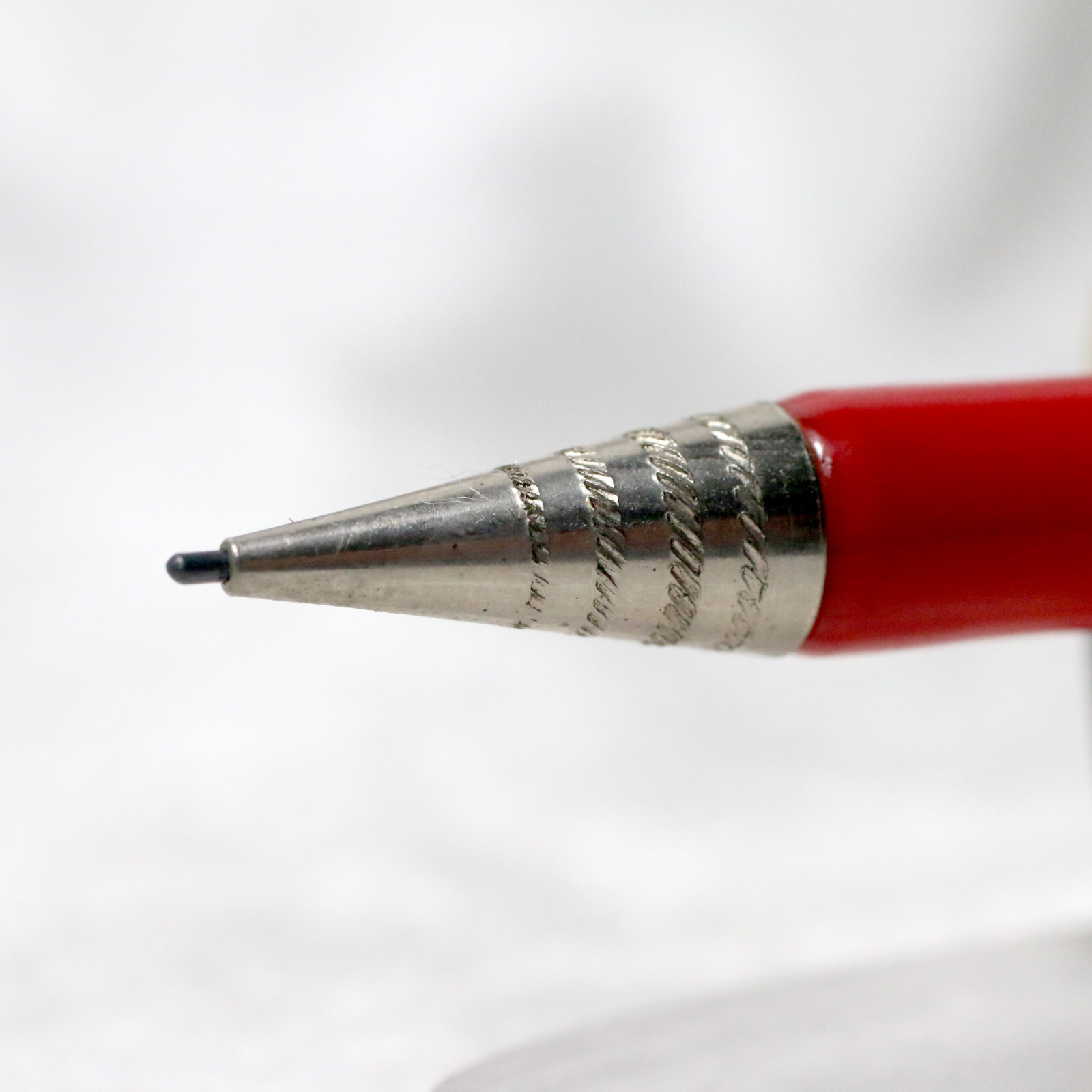 VTG 1930’s Red & White GRAMMAR’S DAIRY Salinas Kans Lipic L-66 Mechanical Pencil