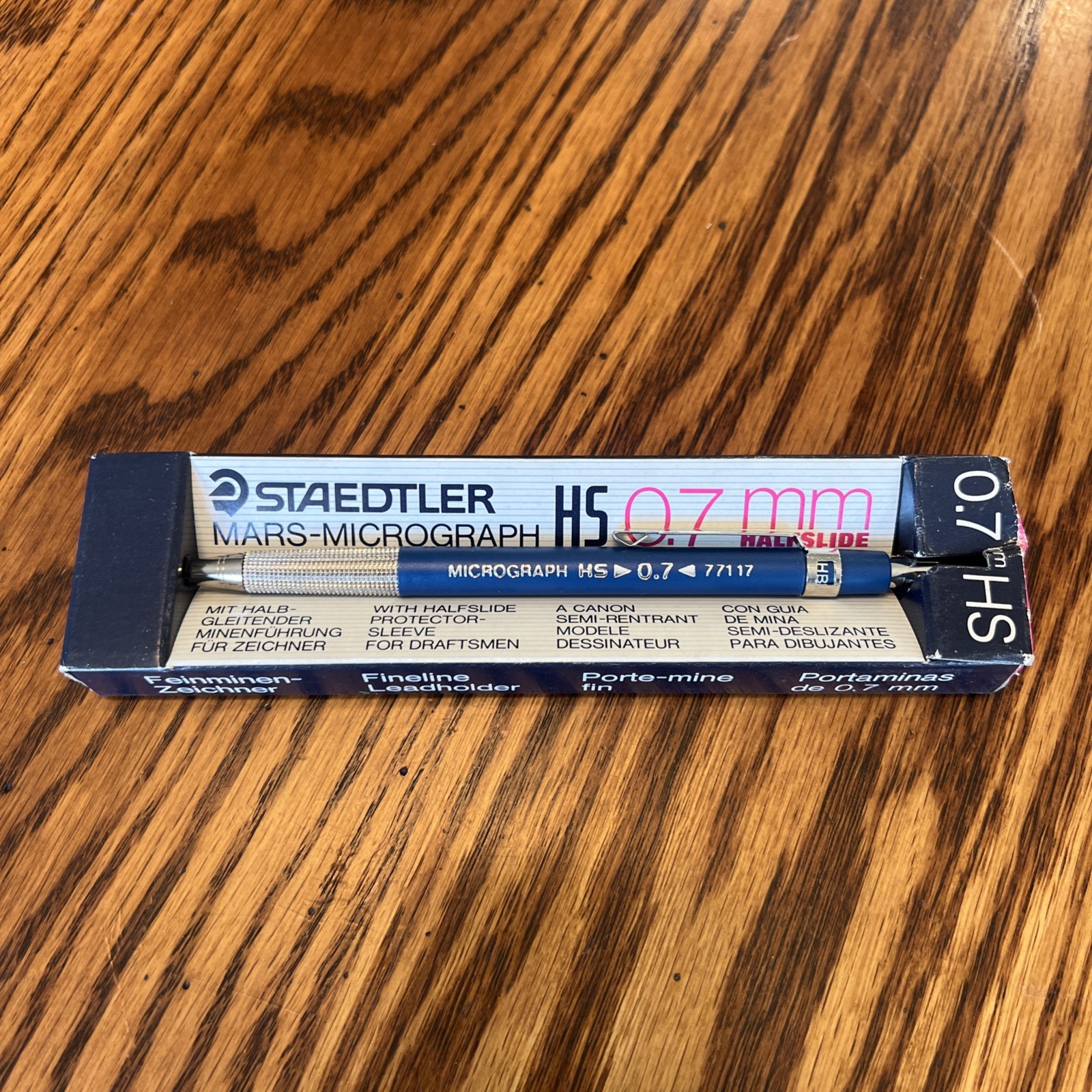 Staedtler Mars Micrograph HS 77117 Mechanical Drafting Pencil 0.7mm Vintage Rare