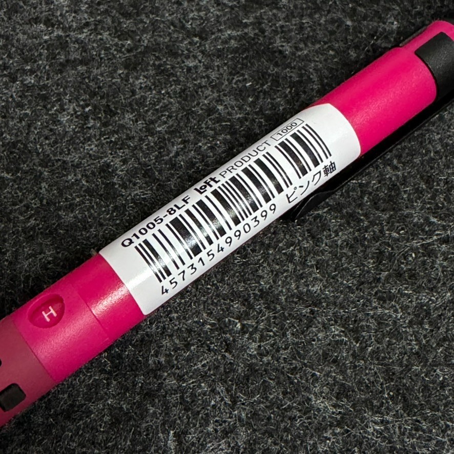 Pentel Smash Loft Limited Pink Black 0.5mm Q1005-8LF Japan New