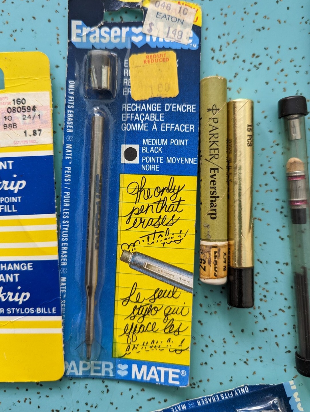 Lot Of Vintage Mechanical Pencil Lead And Pen Refills