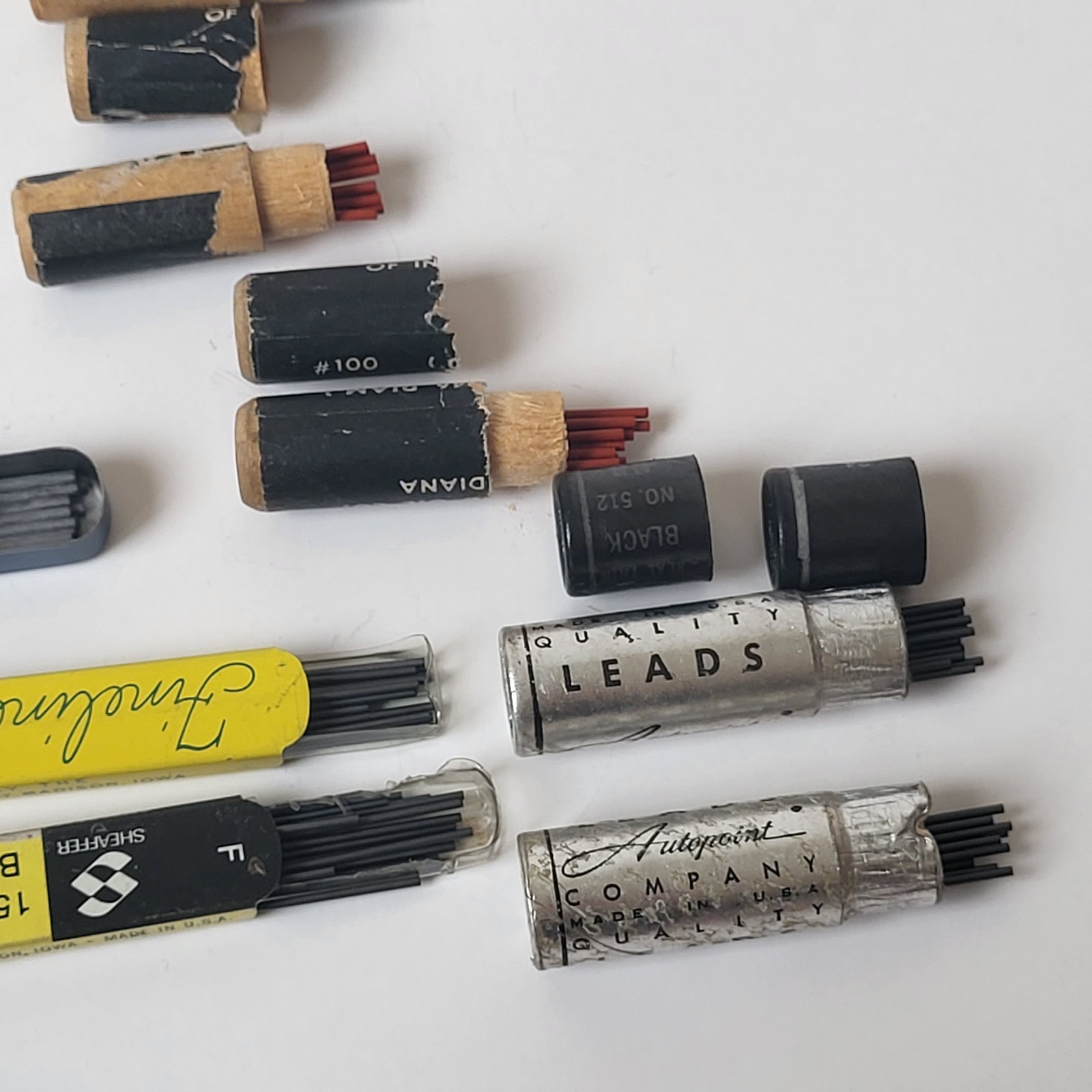 Vintage Mechanical Pencil Lead (19) Scheaffer Autopoint Eversharp Cross Scripto