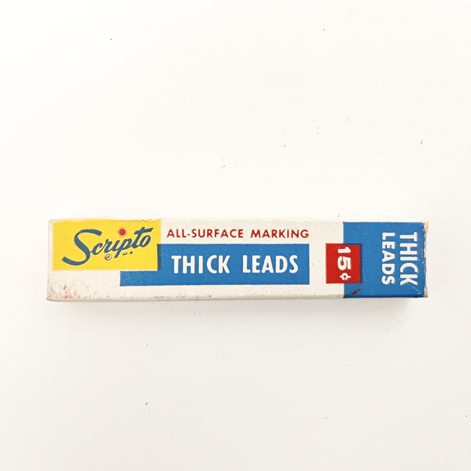 Scripto Pencil Marking Leads Thick Red 9 Packs