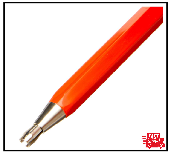 Koh-I-Noor 2mm Diameter Short Mechanical Clutch Lead Holder Pencil – (Red)…
