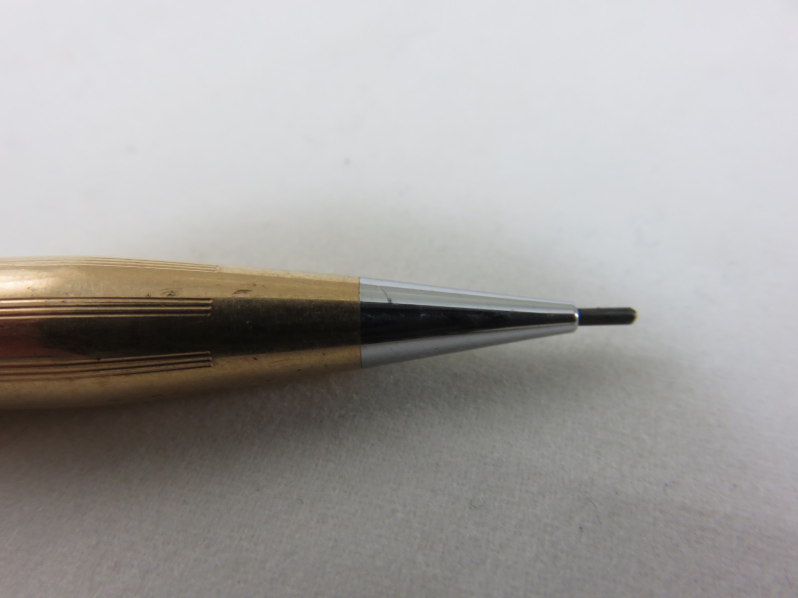 Cross 1/20 14K Gold Filled Mechanical Pencil Rose Etched Vintage Made In USA