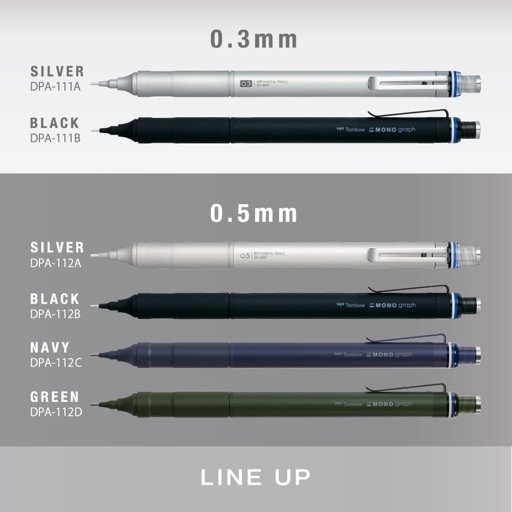 Mono Graph Fine Mechanical Pencil 0.5 mm Black Writing Tool