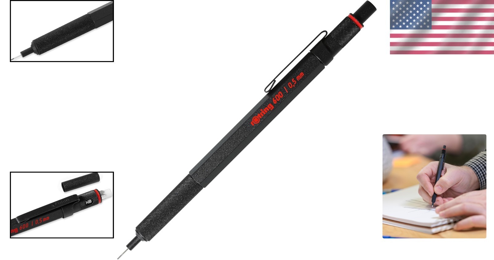 600 Series 0.5 mm Mechanical Pencil – Precision Tool for Architects & Engineers