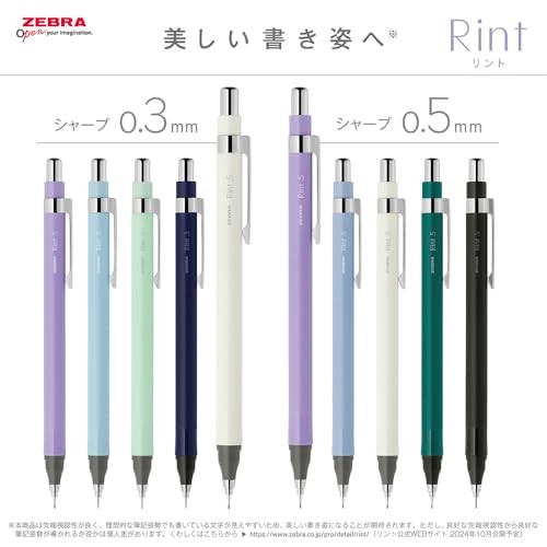 Zebra Lint Mechanical Pencil 0.3mm Mint Green Barrel P-MAS130-MG