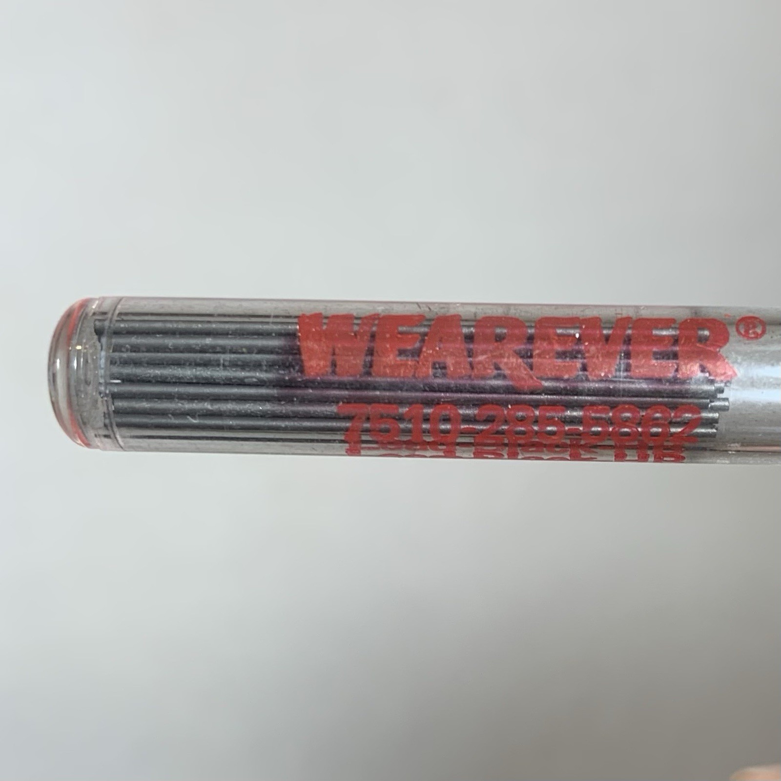 Vintage NOS Wearever Drafting Pencil Lead 24 Refills Black HB 0.46 7510-285-5862