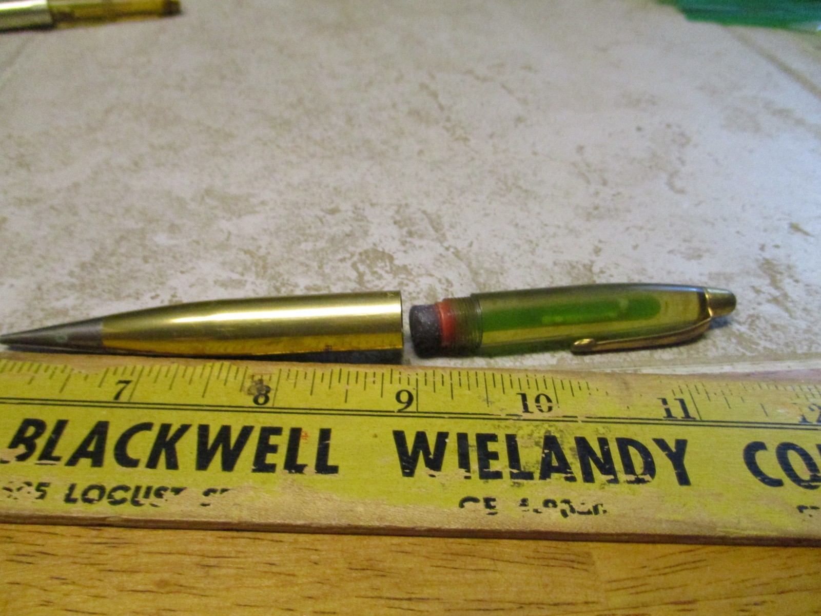 Vtg Golden Anniversary Floating Mechanical Pencil for Oldsmobile Secretary M35