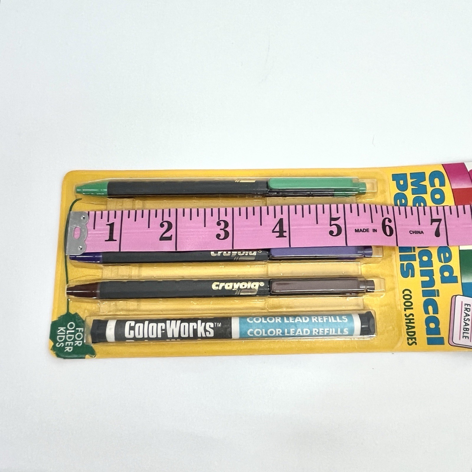 Crayola ColorWorks Mechanical Colored Pencils & Refills Cool Colors Vintage 1988