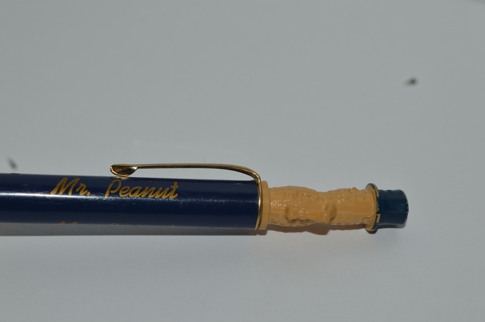 Planters Mr. Peanut Mechanical Pencil 1.1mm Red Barrel Made In USA Circa 1960’s