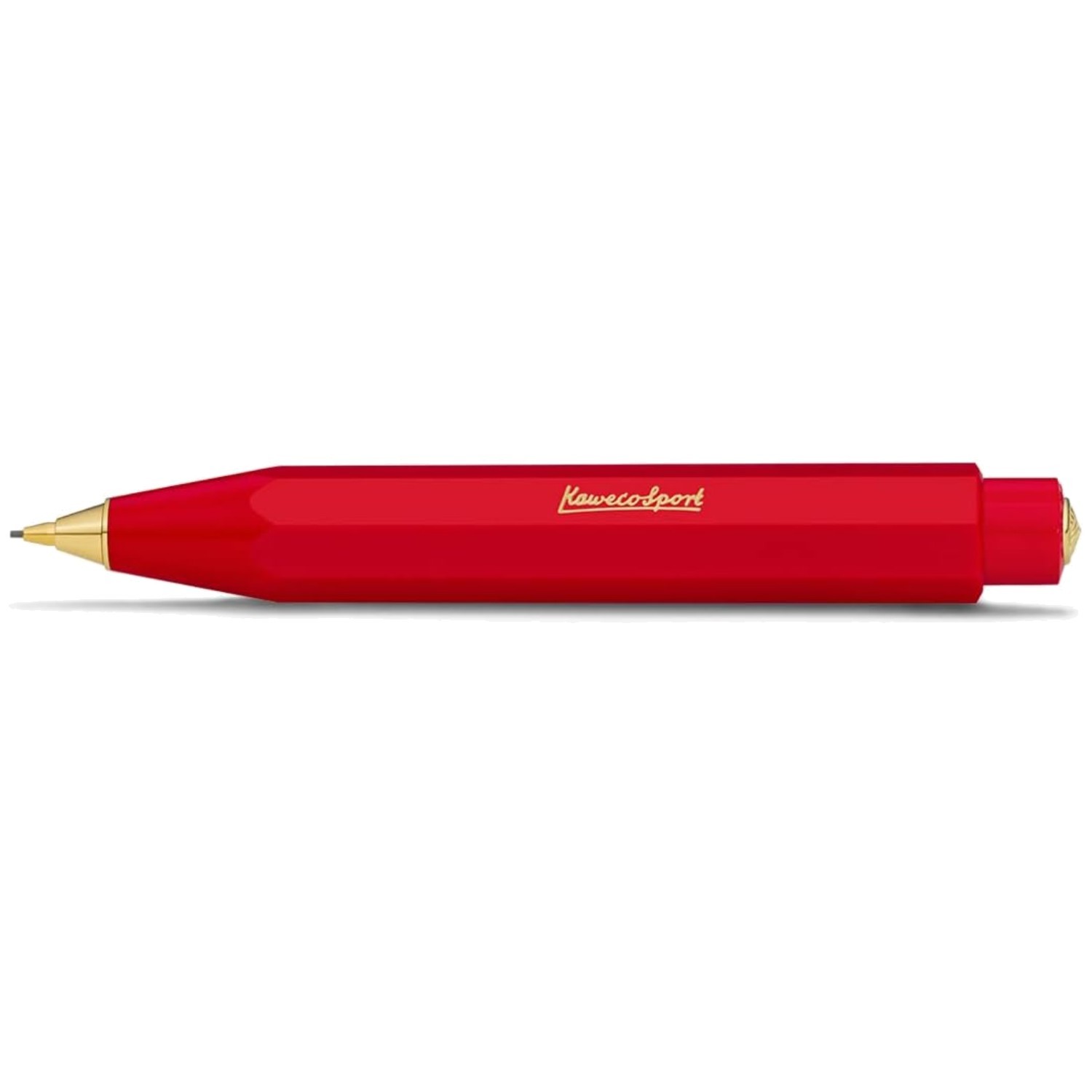 Pocket-Sized Red Mechanical Pencil – Classic Style
