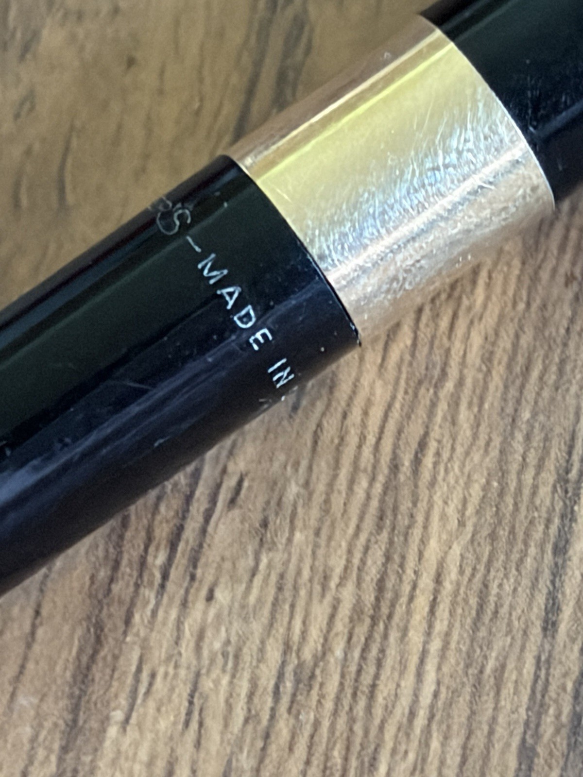 Vintage white dot Sheaffer Mechanical Pencil, Black w/ Gold Trim – Functional