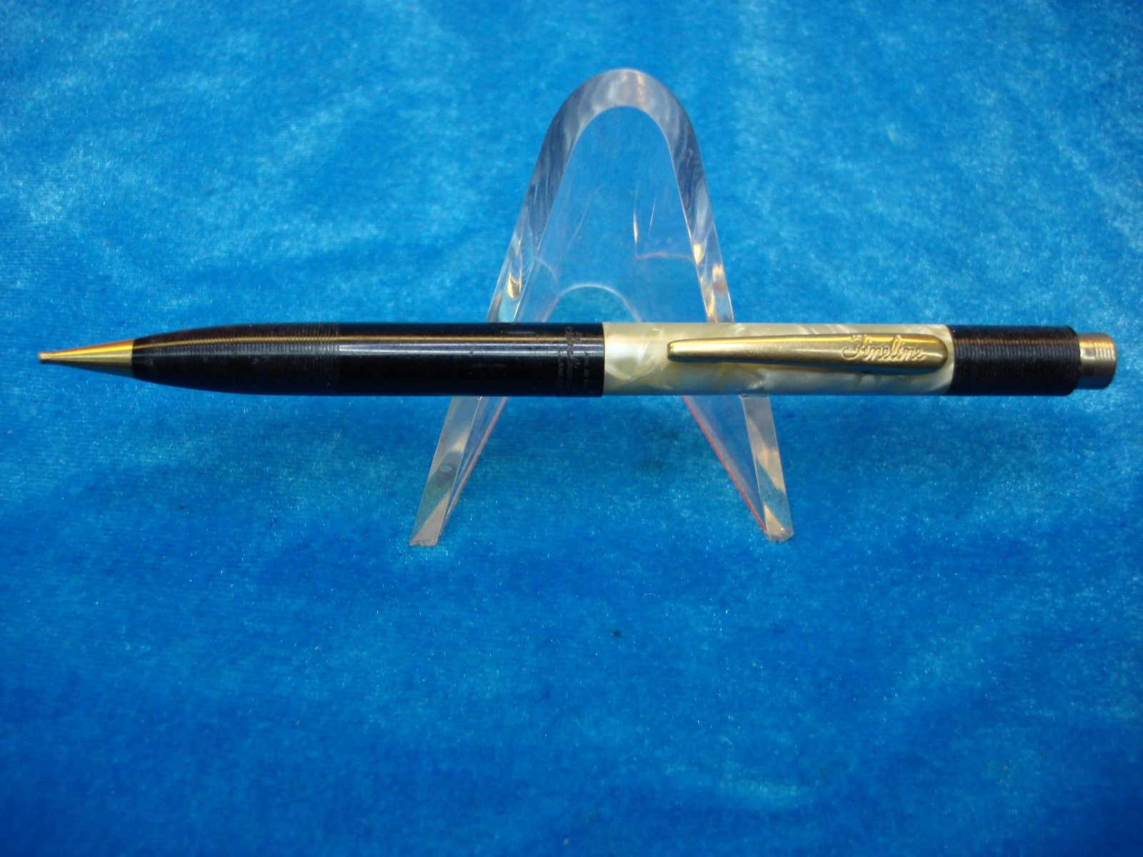 VINTAGE FINELINE by SHEAFFER MECHANICAL PENCIL W/MARBLE TOP – MISSING ERASER