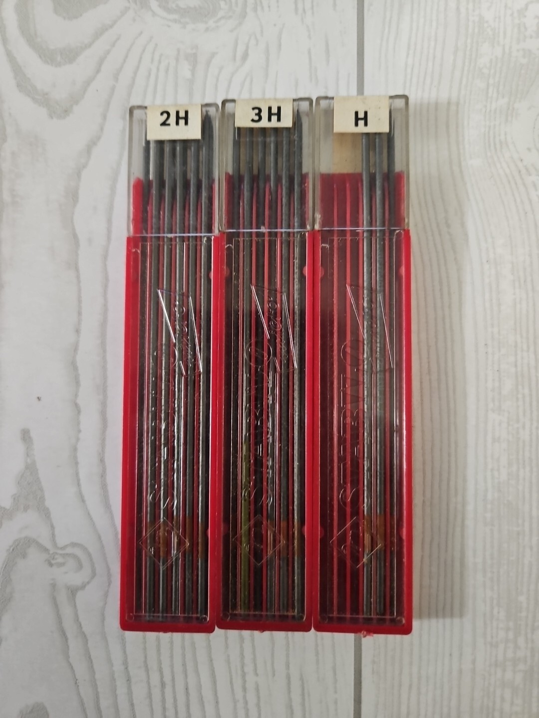 Vintage SWAN Stabilo Mechanical Pencil Lead #8125 H, 2H and 3H 2.0x130mm Germany