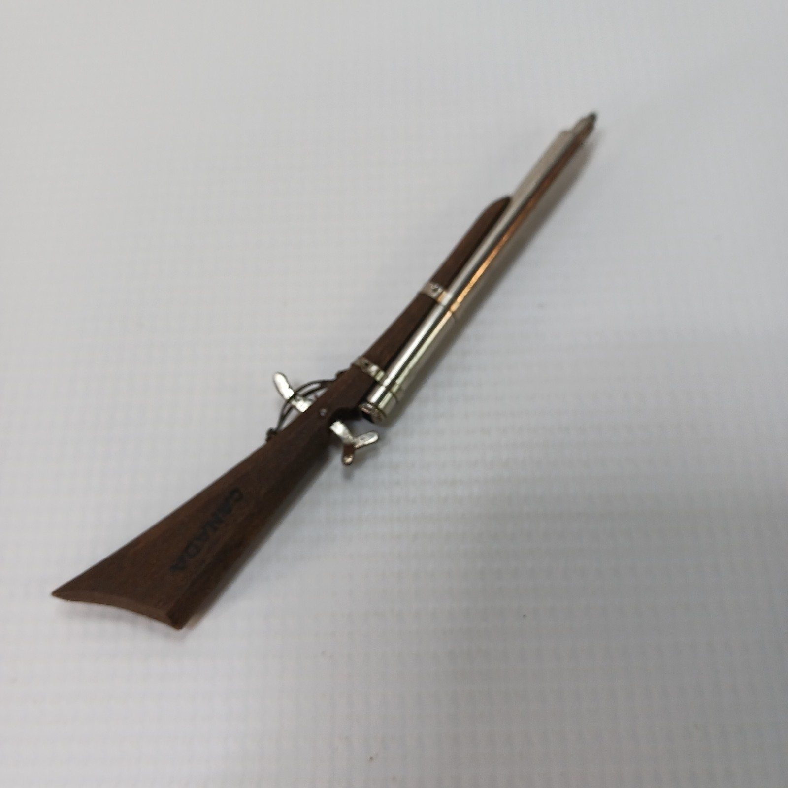 Vintage Mechanical Pencil Rifle Gun Canada Souvenir Japan Works