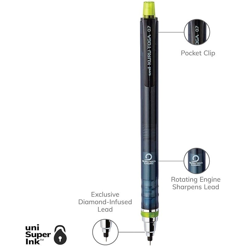 Lead Mechanical Pencil Set 0.7mm W/ Refills Erasers School Art Projects New